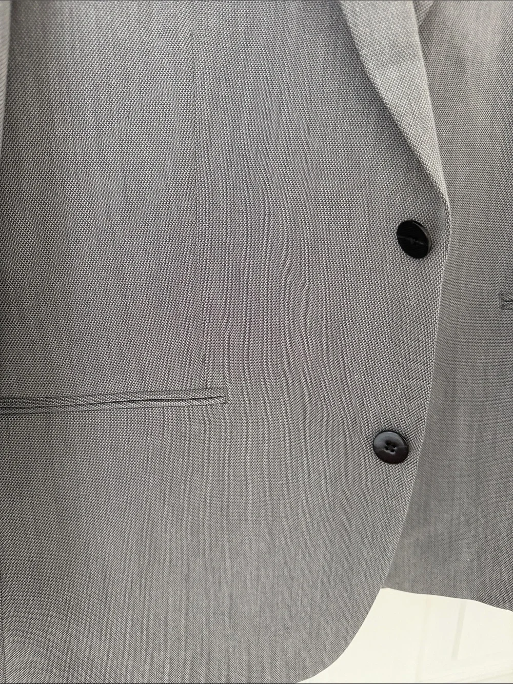 NWT! Zara Light Gray Two-Button Men's Blazer